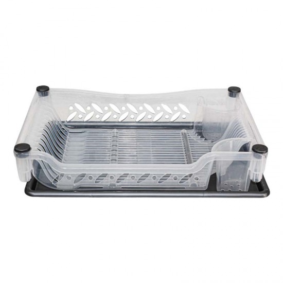 سلة صحون باصحن الوان فضة + شفاف