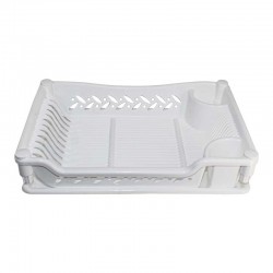 سلة صحون بالصحن ابيض