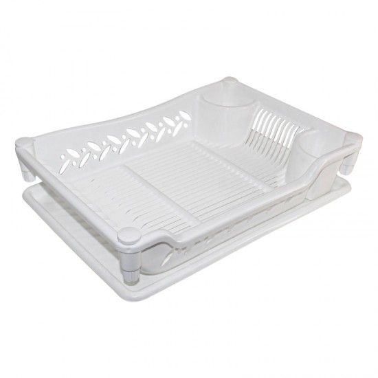 سلة صحون بالصحن ابيض