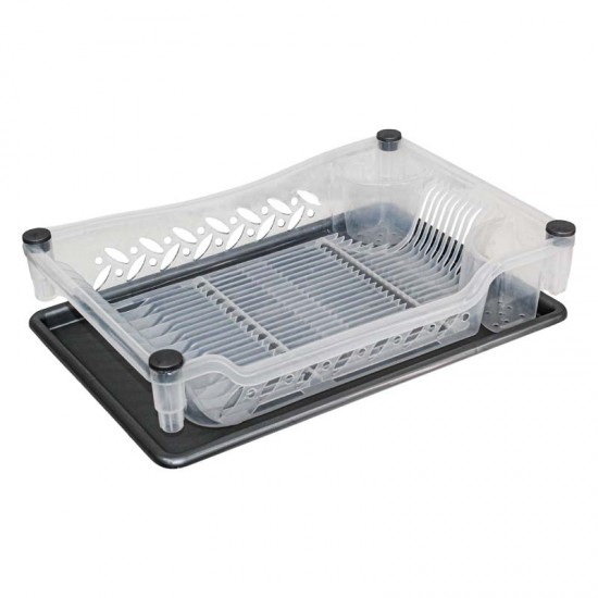 سلة صحون باصحن الوان فضة + شفاف