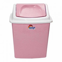 سلة نفايات مروحي صغير وردي