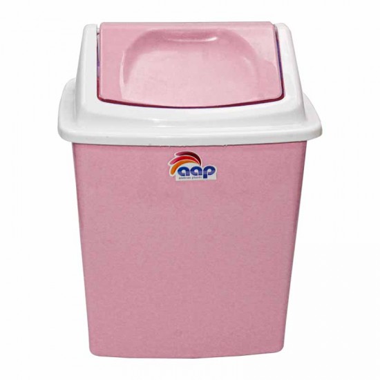 سلة نفايات مروحي صغير وردي