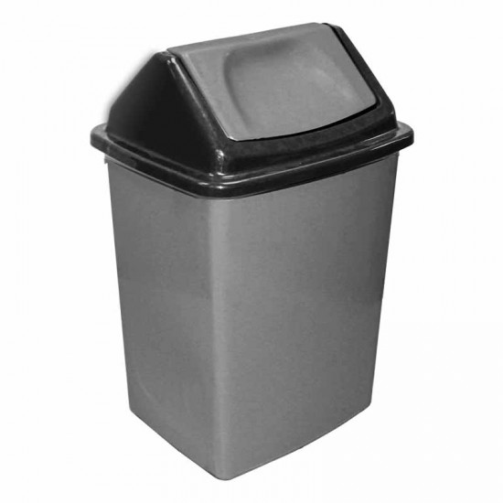 سلة قمامة مروحى كبير سيلفر