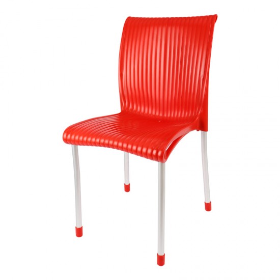 CHAIR ITALY WITHOUT ARMS RED