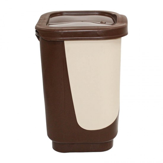 سلة قمامة بدعسة بيج