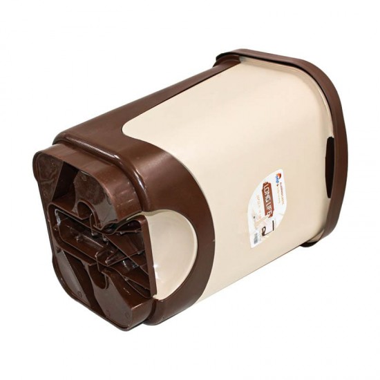 سلة قمامة بدعسة بيج