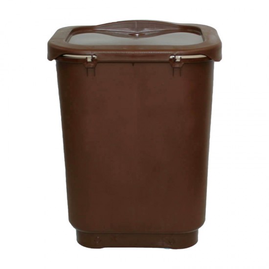 سلة قمامة بدعسة بيج
