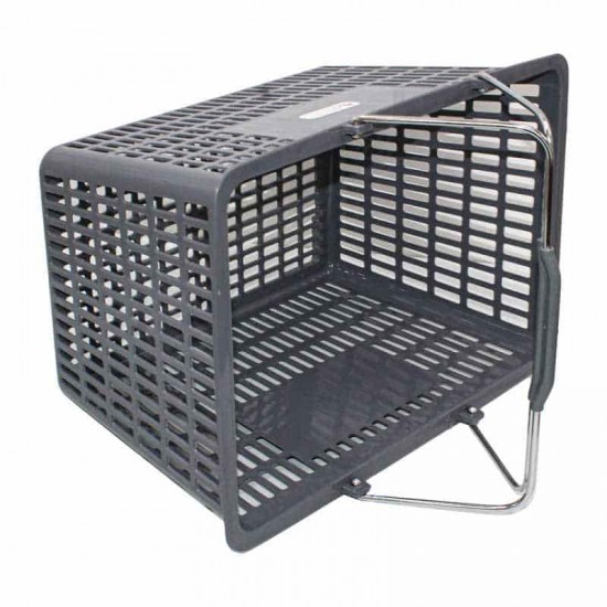 سلة تسوق رصاصي