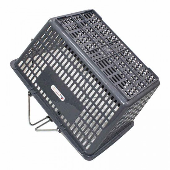 سلة تسوق رصاصي