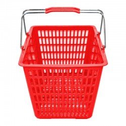 سلة تسوق أحمر