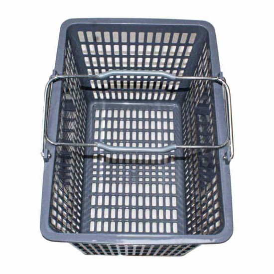 سلة تسوق رصاصي