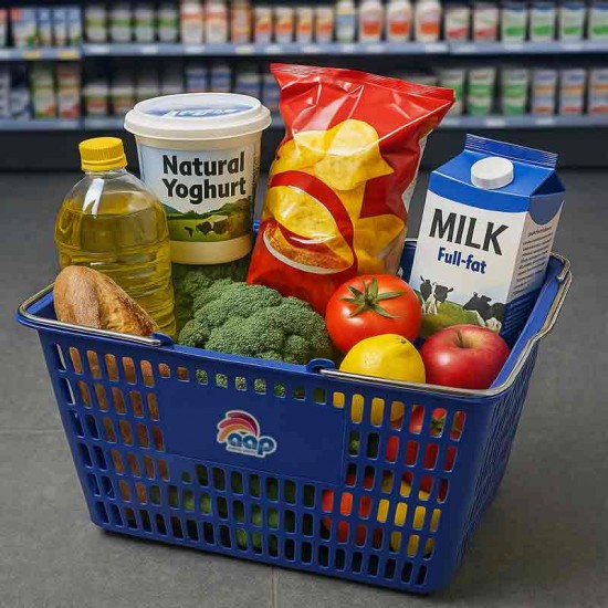Basket Supermarket Blue