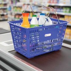 Supermarket Basket Blue