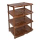 SHOE RACK 4 LAYER BROWN