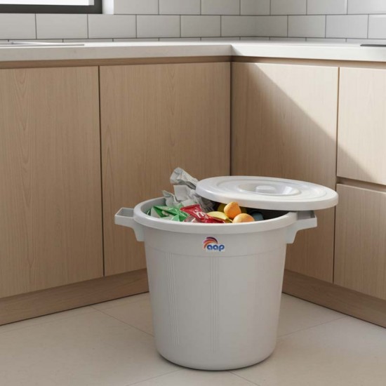 سطل 30 لتر ابيض