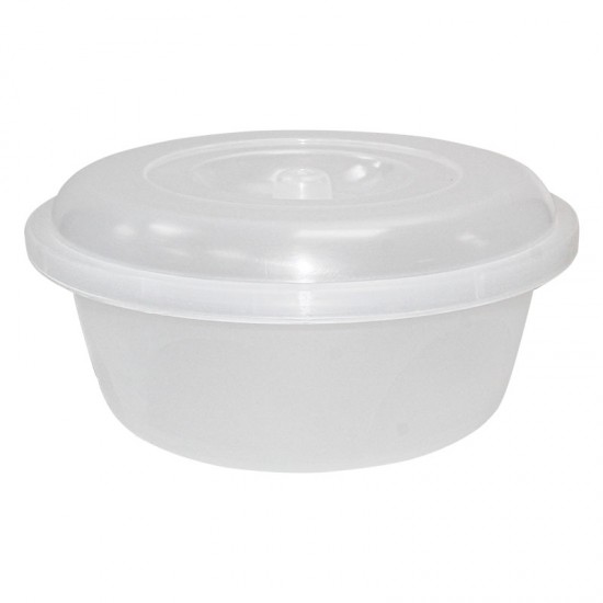Basin 10 inch With Lid Clear