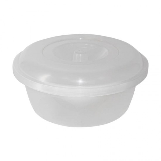 Basin 12 inch With Lid Clear