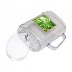 جك كريستال بيضاوي + 3 كاسات