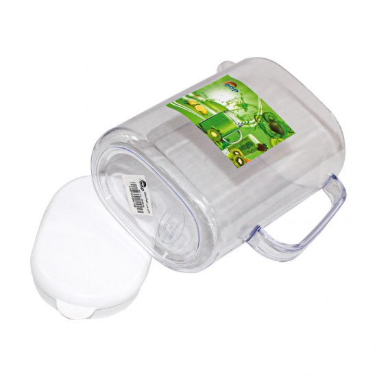 جك كريستال بيضاوي + 3 كاسات