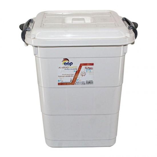 صندوق الماس مربع 85 لتر ابيض