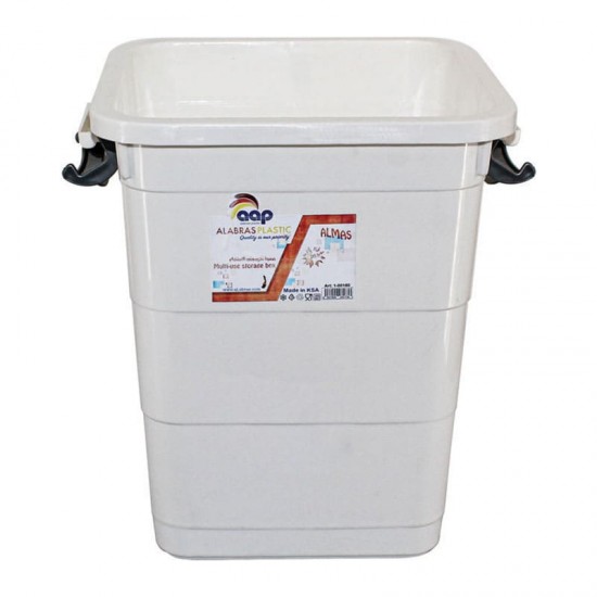 صندوق الماس مربع 85 لتر ابيض