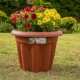 Flower pot round 35 cm Firebrick