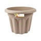 Flower pot round 35 cm Beige