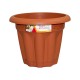 Pot Flower lotus round 40cm FireBrick