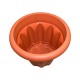 Pot Flower lotus round 40cm FireBrick