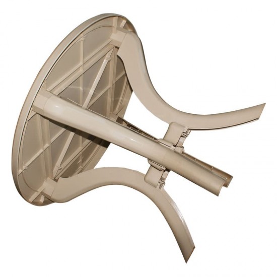 TABLE SYRIAN ROUND BEIGE