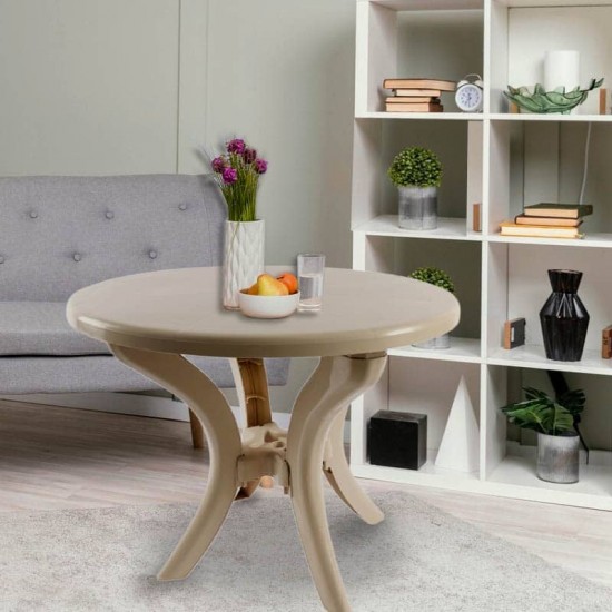 TABLE SYRIAN ROUND BEIGE