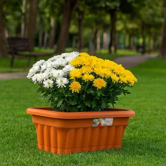 مركن مستطيل 80 سم قراميد