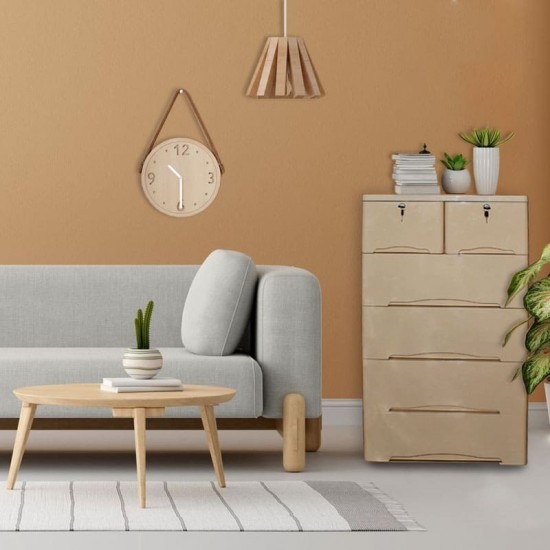 SHANTO DRAWER 4+2 LAYER BEIGE