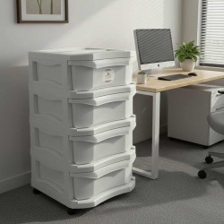 درج امواج 4 دور ابيض حليبى