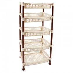 سلة خضار 5 دور مستطيل الشام بيج