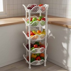 سلة خضار 5 دور ارجوان ابيض