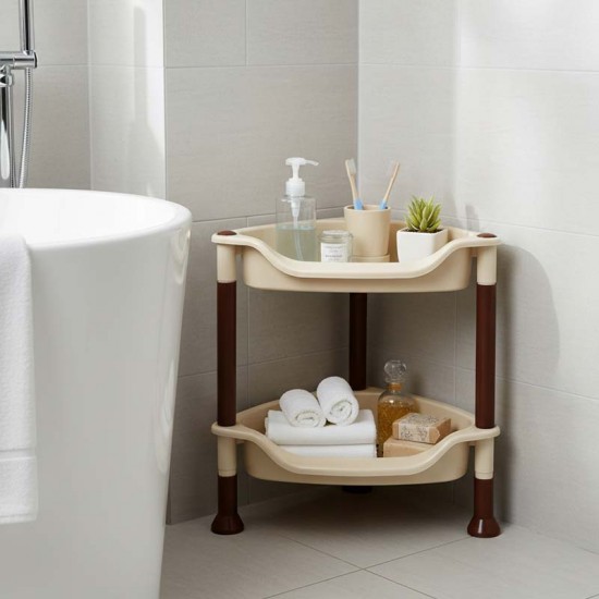 Rack Almanar 2 Layer Beige