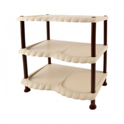 SHOE RACK FINGER 3 LAYER BEIGE SHOE RACK FINGER 3 LAYER BEIGE