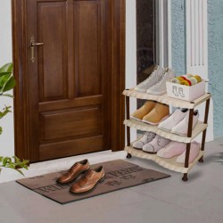 رف احذية مزركش 3 دور بيج