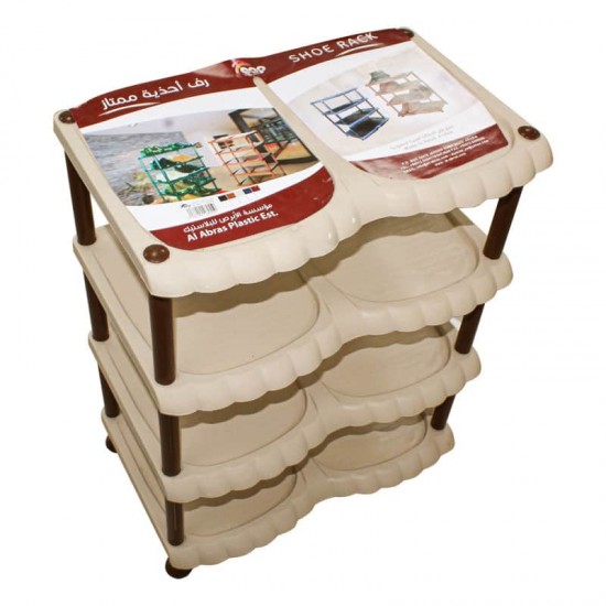 رف احذية مزركش 4 دور بيج