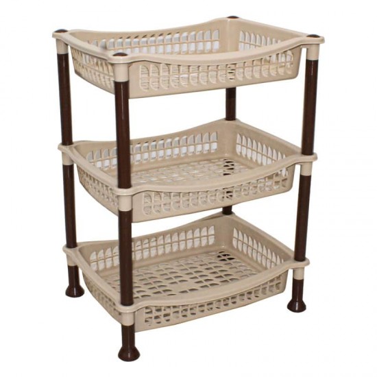 سلة خضار مستطيل الشام  3دور بيج