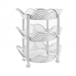 سلة خضار ارجوان 3 دور ابيض