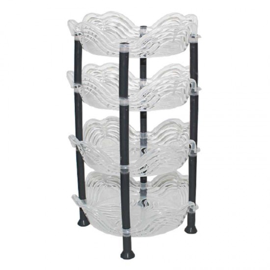 سلة ارجوان 4 دور شفاف