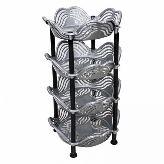 Rack Arjuan 4 Layer Silver