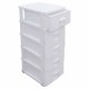 DRAWER COMMODE (2) 5 LAYER WHITE