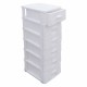 DRAWER COMMODE (2) 6 LAYER WHITE