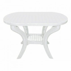 طاولة بيضاوي أبيض