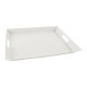 Tray with handle White