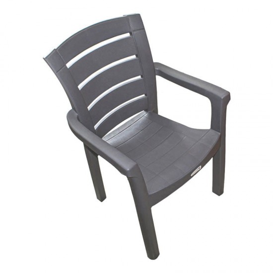 CADERA CHAIR WOODEN STYLE GRAY