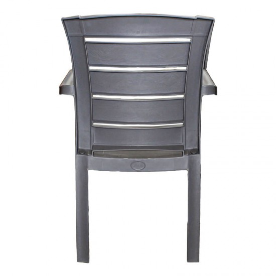 CADERA CHAIR WOODEN STYLE GRAY